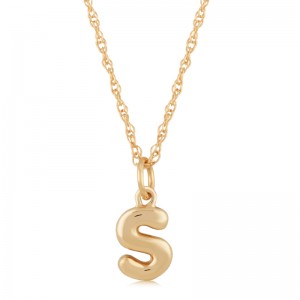 14K Yellow Gold Initial 