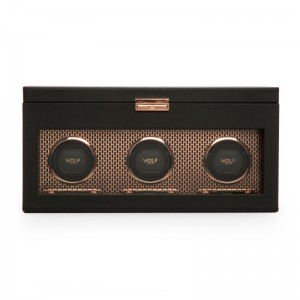 Axis Triple Watch Winder with Storage