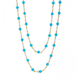 Syna 18K Yellow Gold Mongul Hardwired Necklace By Syna