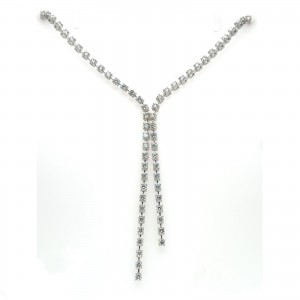 14k Diamond Lariat Necklace