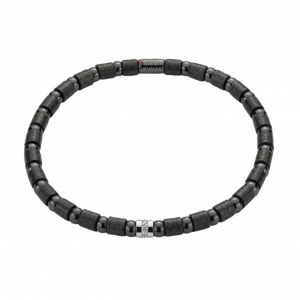 Carbon Fiber Black Bracelet By Roberto Demeglio