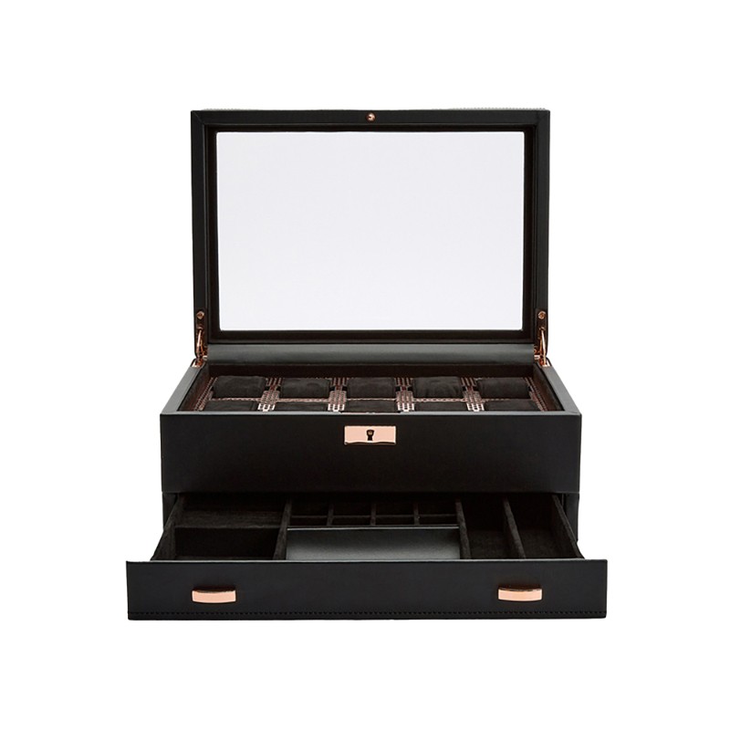 Axis 10 Piece Watch Box with Drawer