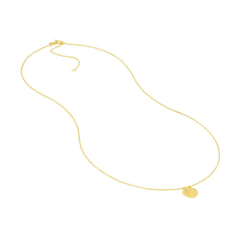 14k Seashell Necklace