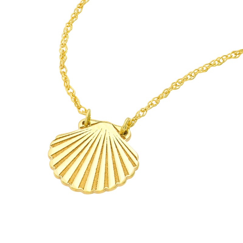 14k Seashell Necklace