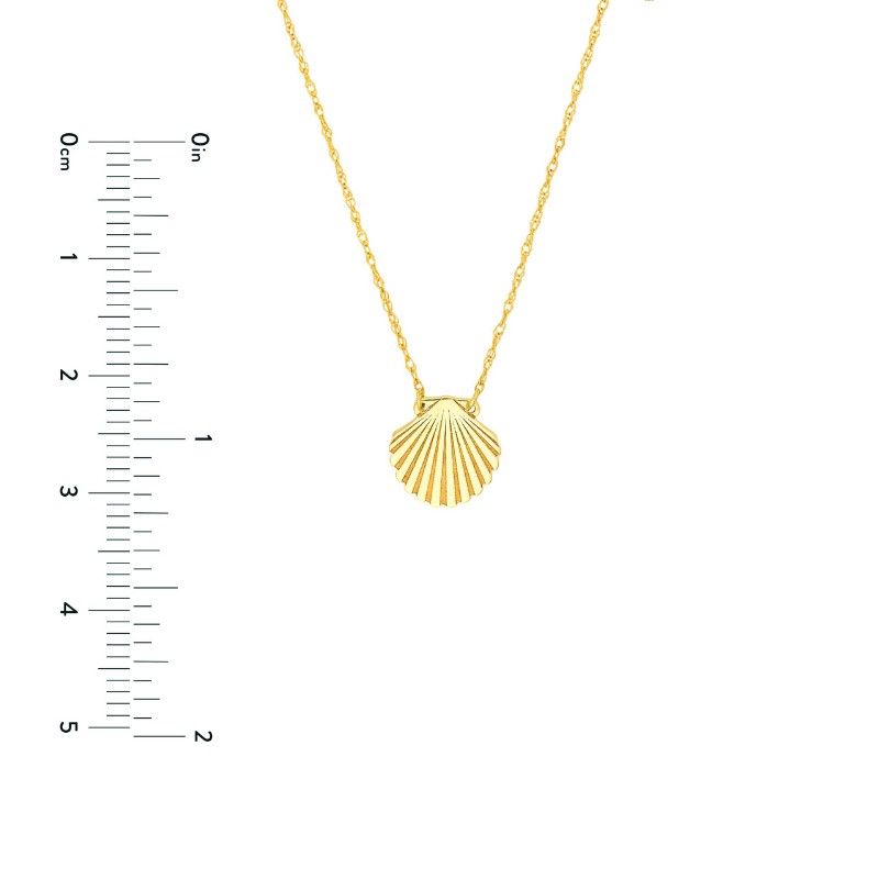 14k Seashell Necklace