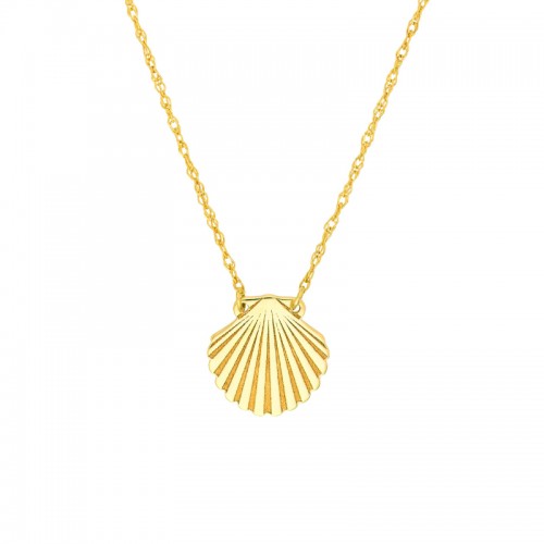 14k Seashell Necklace