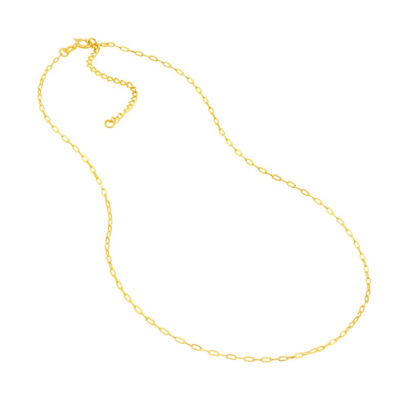 14k Paperclip Chain