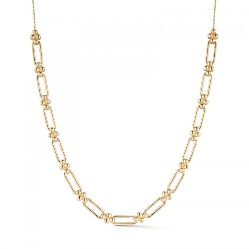 14K Yellow Gold Poppy Rae Link Station Necklace