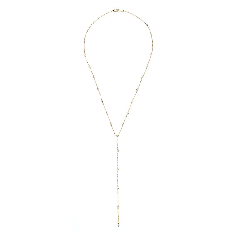 Diamond By The Yard Lariat Necklace