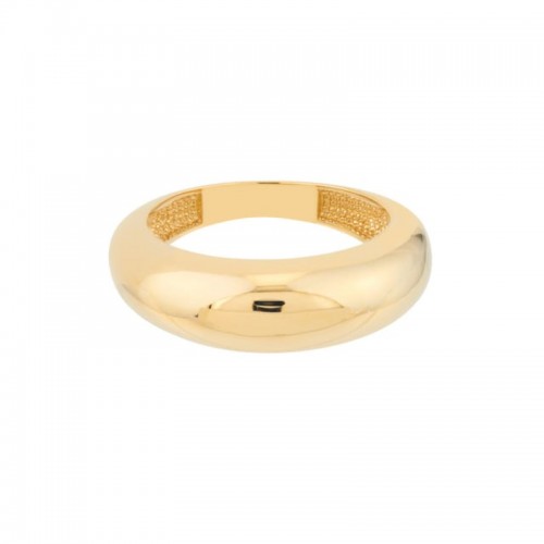 14k Wide Domed Band Ring