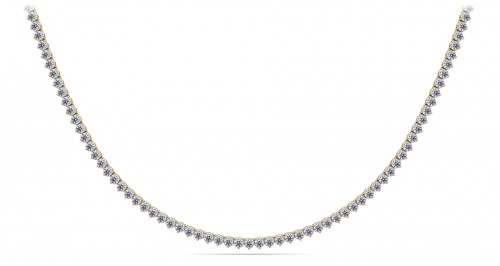 14k Diamond Tennis Necklace