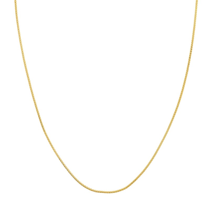 14k Popcorn Chain