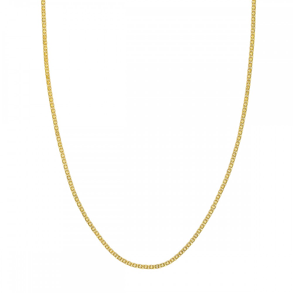 14k Hollow Forzentina Bismark Chain