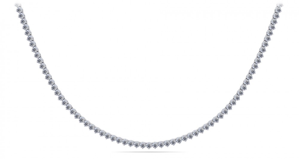 14k Diamond Tennis Necklace