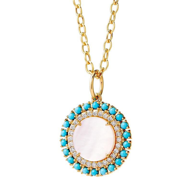 Syna 18K Yellow Gold Mongul Pendant By Syna