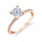 Cushion Cut Classic Engagement Ring - Adorlee