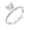 Emerald Cut Classic Engagement Ring - Adorlee