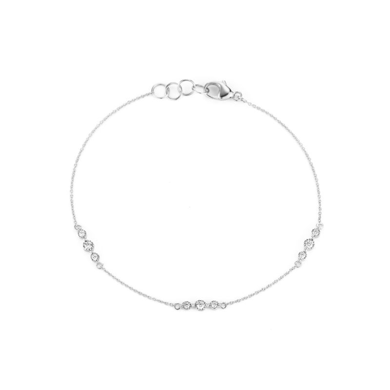 Dana Rebecca 14k Diamond Trio Station Bracelet - PDDR-B920-6.25-6.5INCH