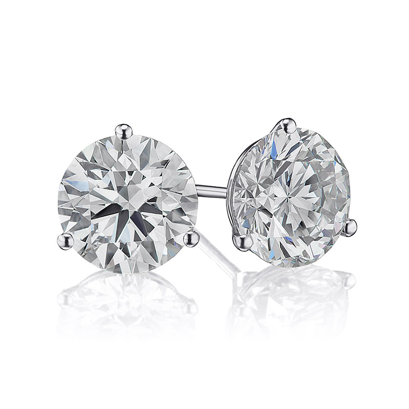 4CTW Diamond Martini Stud Earrings By Providence Diamond Collection ...