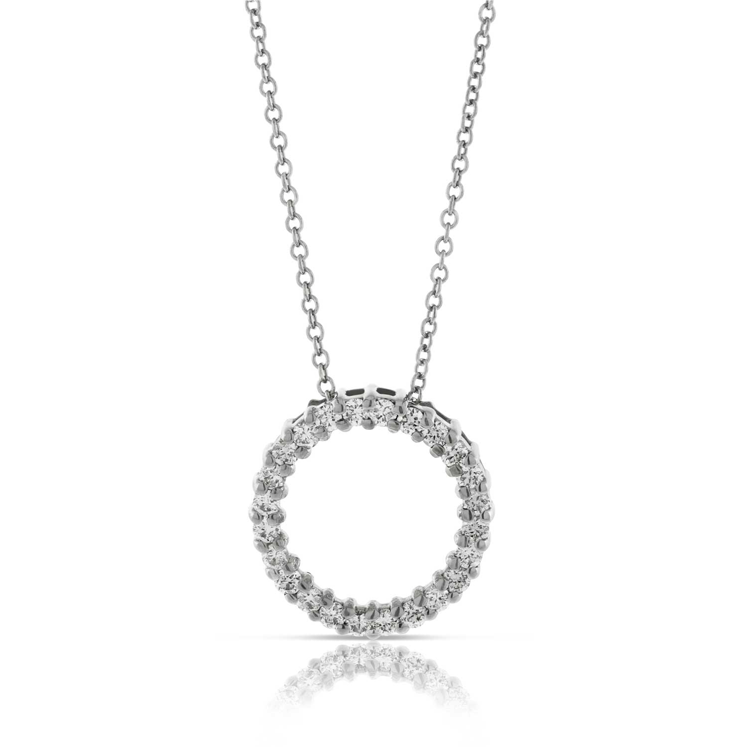 bridge diamond diamond pendant