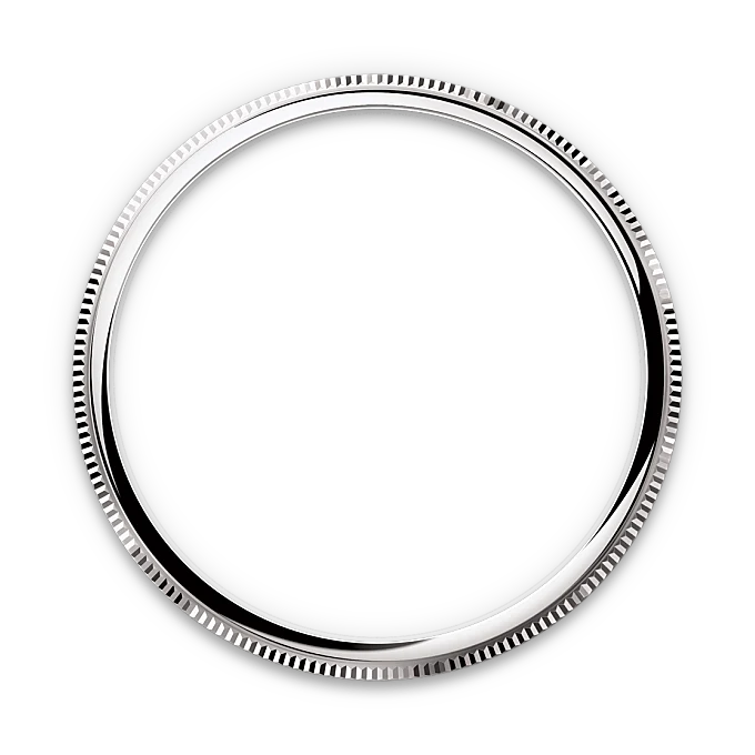 Domed and fluted bezel